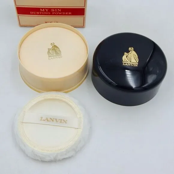 Lanvin My Sin Dusting Powder Charles of the Ritz USA France 4 oz. NOS